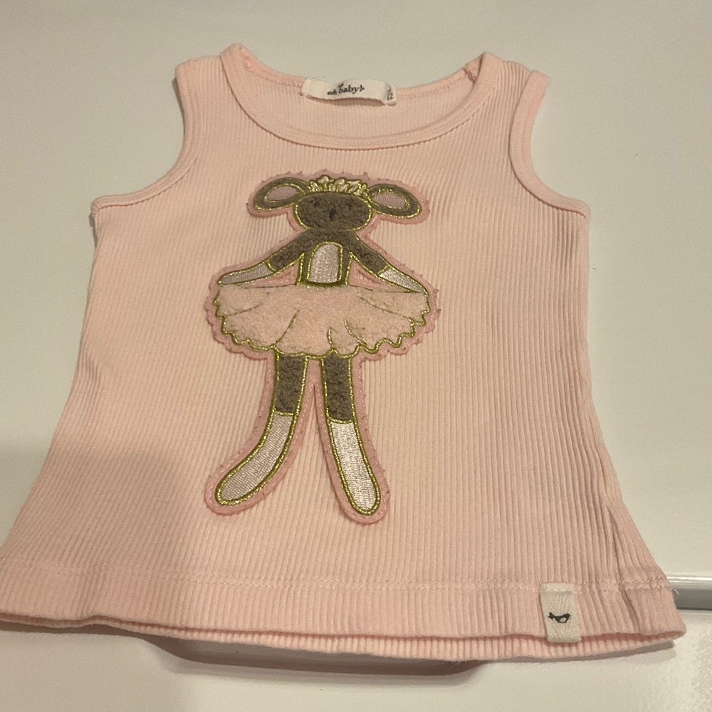 Oh Baby!  Top with Ballerina Design